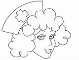 Coloring Nurse Pages Kids Face Popular sketch template