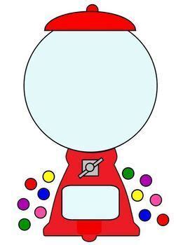 blank task cards template  student sheet gumball machine tpt