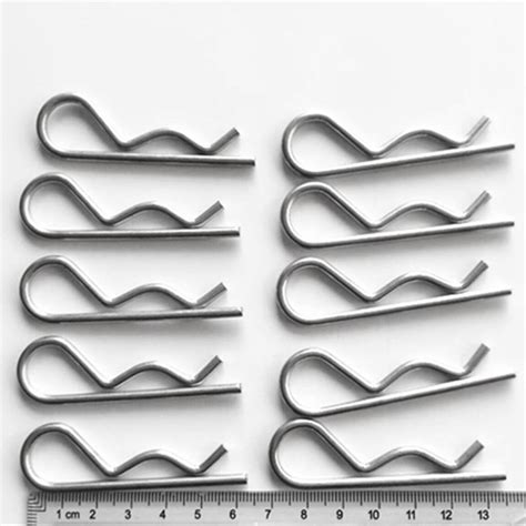 10pcs Pack Marine Stainless Steel R Retaining Clips Spring Cotter Pin