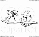 Clipart Tipsy Outline Bird Illustration Toonaday Royalty Vector 2021 sketch template