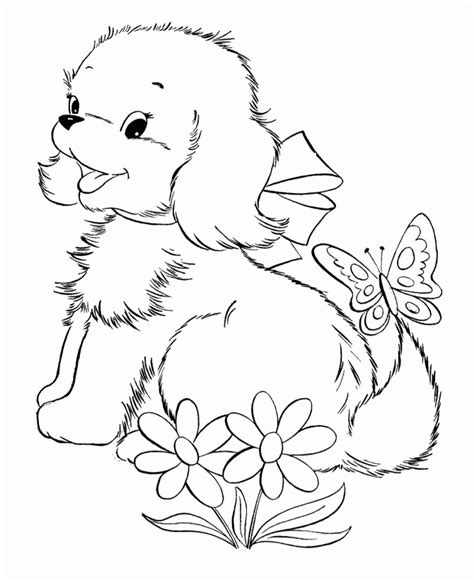 coloring pages  girls puppies coloring home