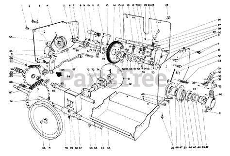 toro   toro snow thrower sn    traction assembly parts