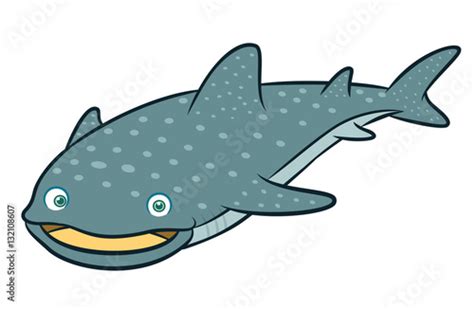 whale shark cartoon stock vector adobe stock