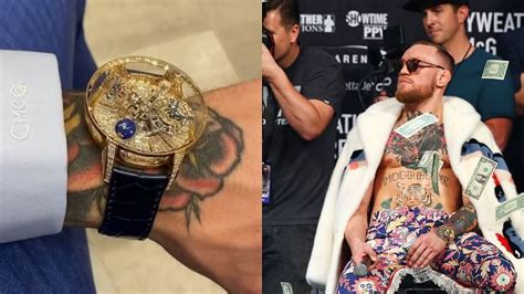 conor mcgregor s new watch how much does it cost and what