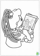 Coloring Betty Spaghetty Dinokids Pages Print Close Coloringdolls sketch template