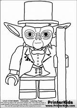 Yoda Lego Coloring Pages Wars Star Getcolorings sketch template