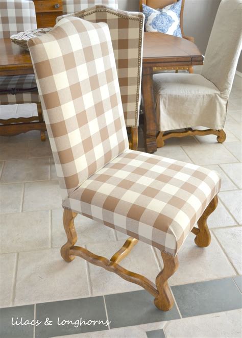 reupholstered dining room chairs  julie  lilacs longhorns