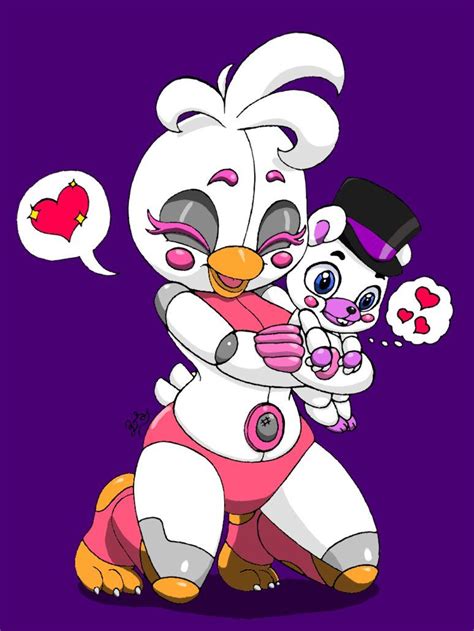 Funtime Chica And Helpy By Pillothestar Anime Fnaf Fnaf