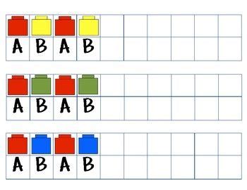 unifix cubes pattern printables google search math pinterest