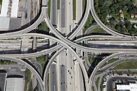 aerial   complex highway interchanges give engineers  props fun stuff engineers