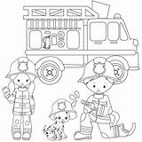 Firefighter Firefighters Firemen Buddy Coloringbuddy sketch template