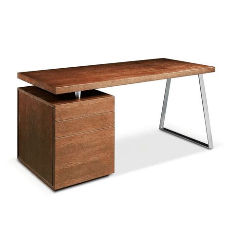 tesla office desk  wood finish modern sense office desks toronto