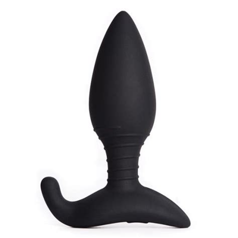 lovense hush 1 5 small butt plug black sex toys at adult empire