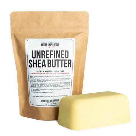 raw shea butter pure unrefined shea butter oz  shea butter