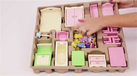 unboxing george  asdas  wooden dolls house furniture