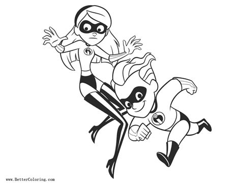 incredibles  coloring pages underminer coloringpages