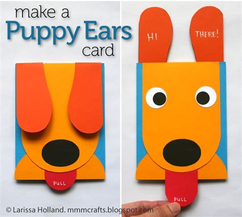 mmmcrafts   puppy ears card craft camp