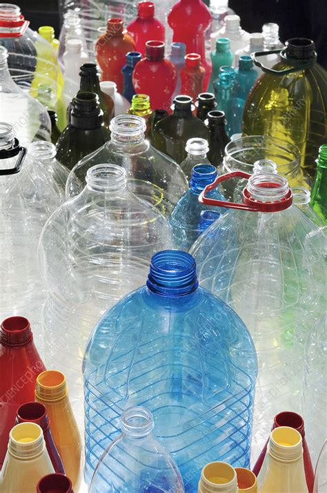 plastic bottles stock image  science photo library