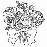 Fleurs Colorier Coloriages Ko Clipground sketch template
