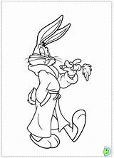 Coloring Dinokids Bugs Bunny Close sketch template