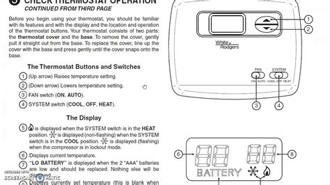 emerson thermostat model  wiring diagram