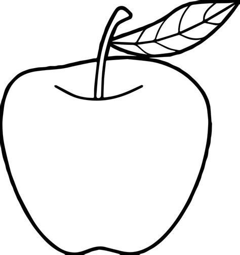 apples printable templates coloring pages fruit coloring pages