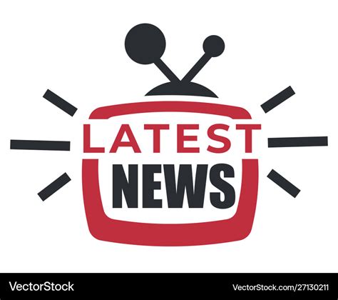 daily update latest news isolated icon breaking vector image