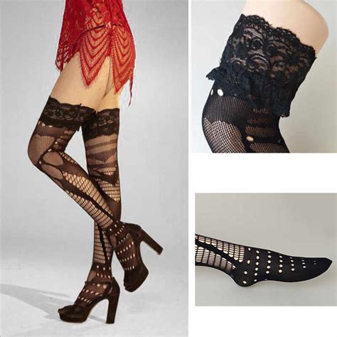 new style women s shine shiny thigh high stockings fashion nightclub