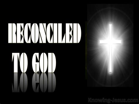 reconciled  god