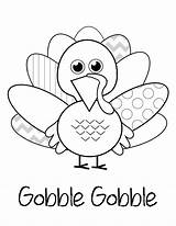 Thanksgiving Coloring Gobble Preschool Turkeys Cutouts Coloringpagesfree Rush Getdrawings Coloringareas sketch template