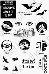 Divergent Dauntless Tattoo Party Tattoos Premiere Movie Template Coloring Pages Birthday Quotes Burns Allegiant Paper Printable Insurgent Roth Veronica Tat sketch template