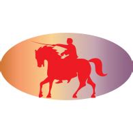 horse man logo vector logovectornet