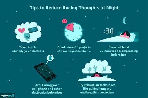 how to reduce racing thoughts at night due to insomnia