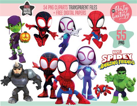 spidey   amazing friends png images high resolution etsy hong kong