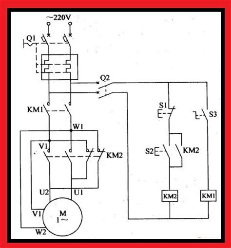 wiring diagram  reversing contactor