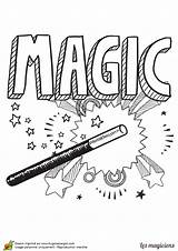 Magicien Magie Colorier Spectacle Magiciens Magique Ans Hugolescargot Hugo Cirque Methodeanglais sketch template