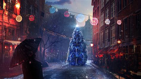 christmas eve lights wallpapers hd wallpapers id