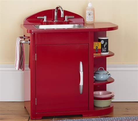 red retro kitchen collection pottery barn kids