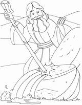 Coloring Pages Moses Band 50s Clipart Bush Burning Rock Getdrawings Getcolorings Drawing Colorings sketch template