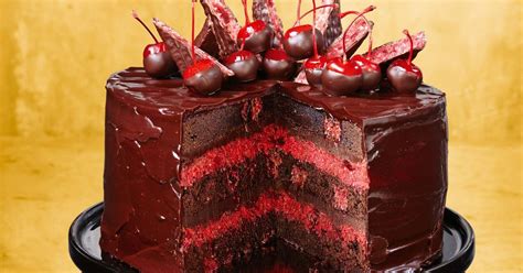 cherry ripe brownie cake