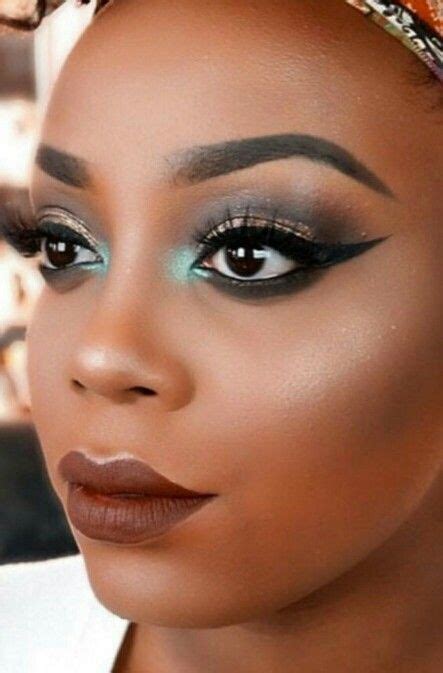 Pin By Tara On Shadowed Eyes And Glossy Lips Black Girl Makeup