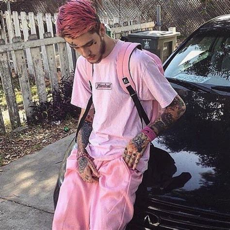 Momformal T Shirt In Pink Worn By Lil Peep On The