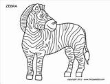 Zebra Firstpalette sketch template