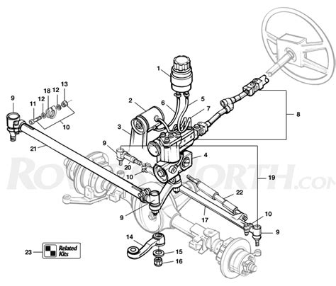 discovery  steering column rovers north land rover parts  accessories