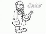 Arzt Doktor sketch template