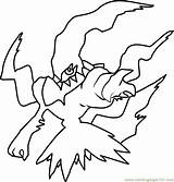 Darkrai Pokémon Cubchoo Coloringpages101 sketch template