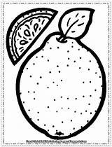 Coloring Pages Orange Fruit Printable Oranges Cute Kids Popular Post Related sketch template