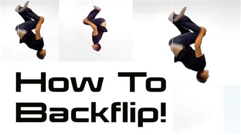 How To Learn To Do A Backflip At Home