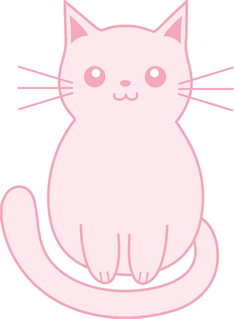 cute pink kitten clip art  clip art