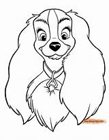 Lady Tramp Coloring Pages Disney Printable Kids Disneyclips Color Print Collar Jock Peg Colors Book Funstuff Search sketch template